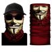 Cache cou rouge motif style Anonymous